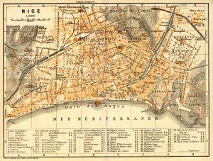 Plano de Niza en 1907
