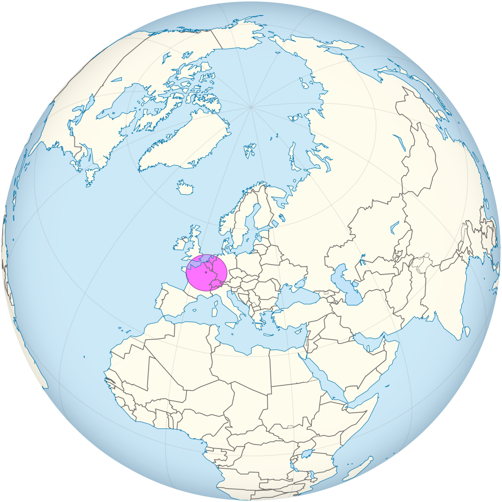 Mapa de ubicaci&oacute;n de la ciudad de Reims.