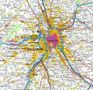 Accesos por carretera a la ciudad de Toulouse