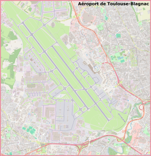 Plano del Aeropuerto de Toulouse-Blagnac
