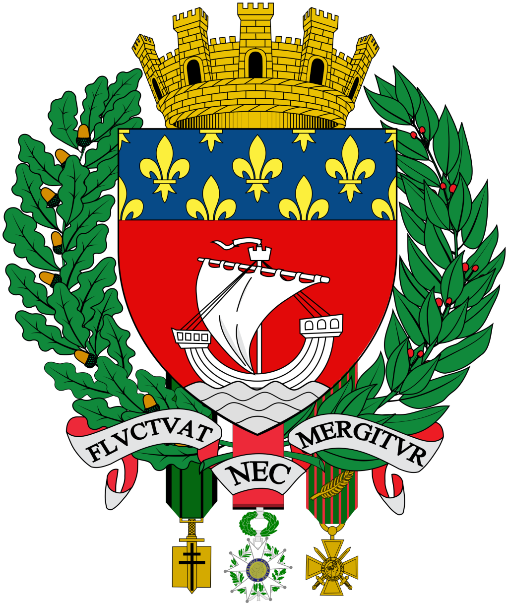 Escudo de la ciudad de Par&iacute;s.