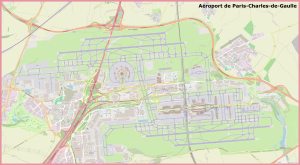Plano del Aeropuerto de Par&iacute;s-Charles de Gaulle