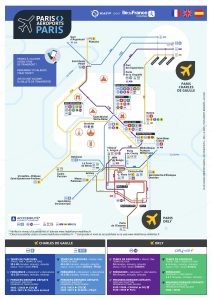 Acceso a los principales aeropuertos de París mediante transporte público. Acceso a los principales aeropuertos de París mediante transporte público.