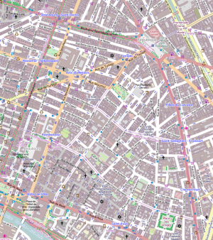 Plano del III distrito de Par&iacute;s