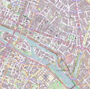 Plano del IV distrito de Par&iacute;s