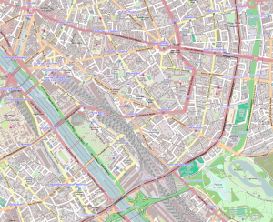 Plano del XII distrito de Par&iacute;s