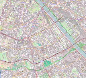 Plano del XIII distrito de Par&iacute;s