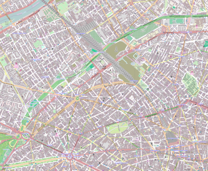 Plano del XVII distrito de Par&iacute;s