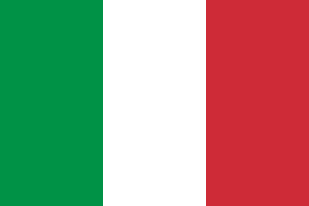 Bandera de Italia.