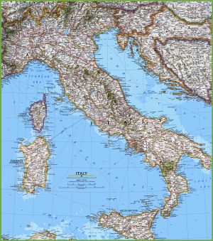 Mapa de Italia