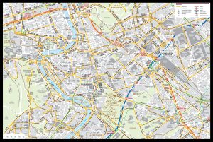 Plano del centro de la ciudad de Roma. Plano del centro de la ciudad de Roma.