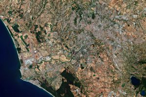Roma (Italia) aparece en esta imagen captada por la misión Copernicus Sentinel-2. Roma (Italia) aparece en esta imagen captada por la misión Copernicus Sentinel-2.