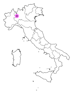 Mapa de ubicación de la ciudad de Milán. Mapa de ubicación de la ciudad de Milán.