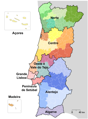 &iquest;Cu&aacute;les son las regiones de Portugal?