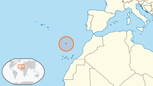 Ubicación del archipiélago de Madeira en relación con Portugal. Ubicación del archipiélago de Madeira en relación con Portugal.