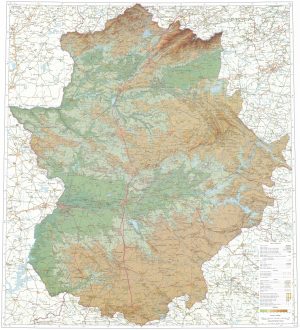 Mapa de Extremadura