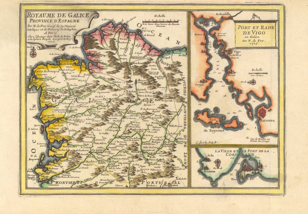 Royaume de Galice 1705.