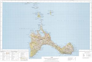 Mapa de la isla de Formentera