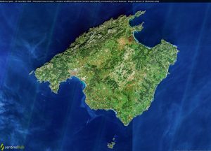 Imagen de Sentinel-2 de Mallorca el 23 de diciembre 2022.
