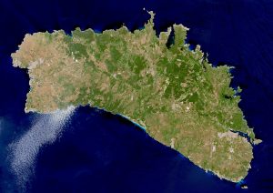 Imagen de Sentinel-2 de Menorca el 14 de mayo de 2022.