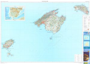 Mapa de carreteras de las Islas Baleares