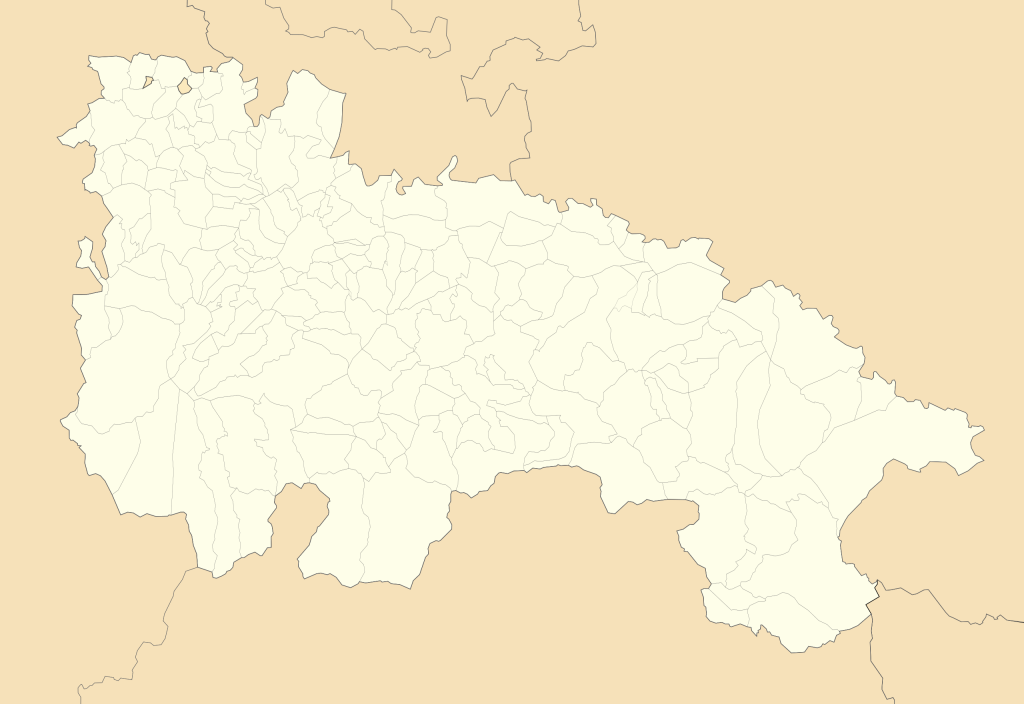 Mapa mudo de La Rioja.