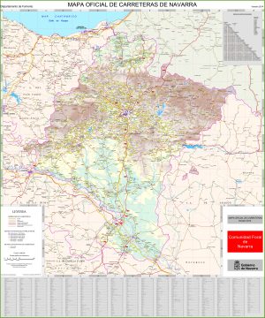 Mapa de Carreteras de Navarra
