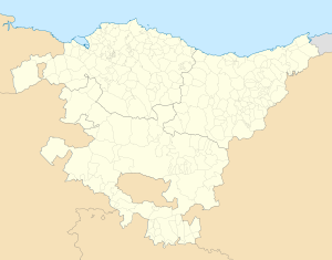 Mapa mudo del País Vasco