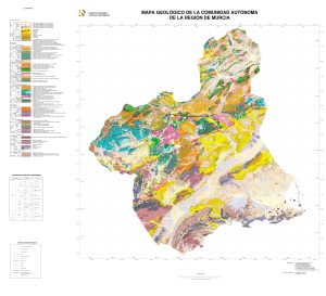 Mapa geológico de la Región de Murcia