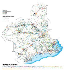 Atractivos turísticos de la Región de Murcia.