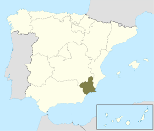 ¿Donde se encuentra la Región de Murcia?