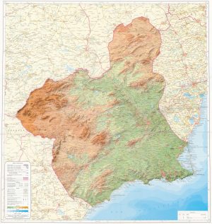 Mapa de la Región de Murcia