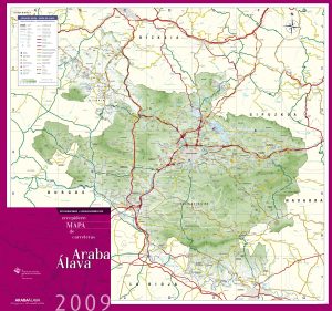 Mapa de carreteras de Álava