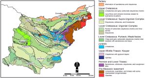 Croquis géologique de la province de Guipúzcoa