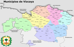 ¿Cuáles son los municipios de la provincia de Vizcaya?