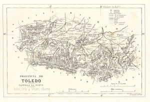 Provincia de Toledo parte de Castilla la Nueva 1847