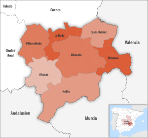 Partidos judiciales de la provincia de Albacete.