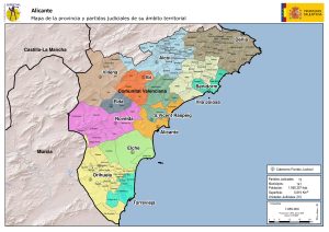 Partidos judiciales de la provincia de Alicante