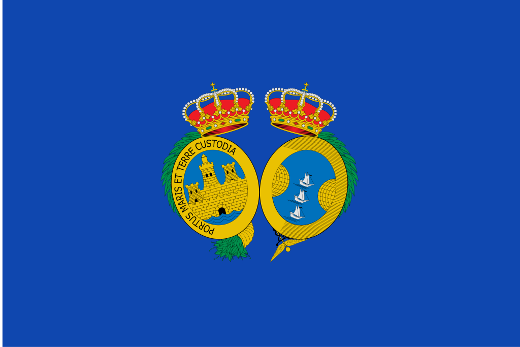 Bandera de la provincia de Huelva.