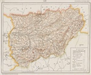 Mapa general de la Provincia de Jaén (España) 1910. Mapa general de la Provincia de Jaén (España) 1910.