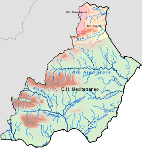Hidrografía de la provincia de Almería.