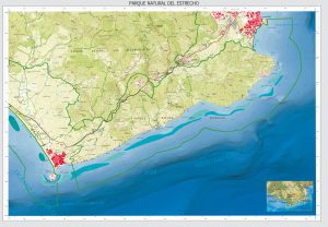 Mapas del Parque natural del Estrecho
