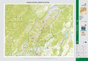 Mapa del Parque natural de la Sierra de Castril