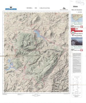 Mapa del Parque natural de la Sierra de Grazalema