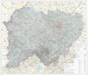 Mapa de la provincia de Salamanca