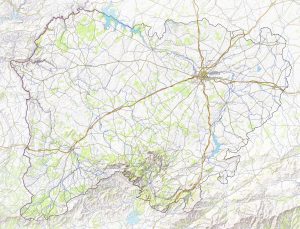 Mapa topográfico de la provincia de Salamanca. Mapa topográfico de la provincia de Salamanca.