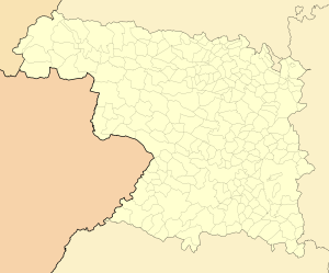 Mapa mudo de la provincia de Zamora