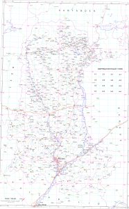 Principales ciudades de la provincia de Palencia.