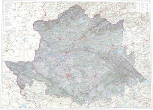 Mapa de la provincia de Cáceres