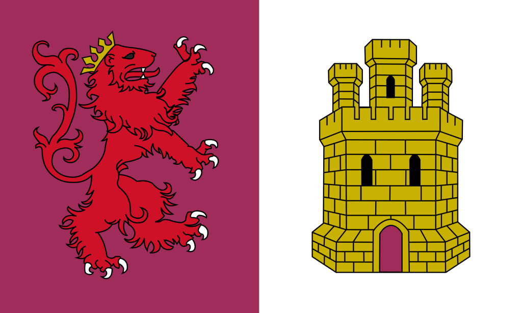 Bandera de la provincia de Cáceres.